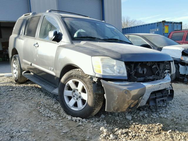 5N1AA08A46N743394 - 2006 NISSAN ARMADA SE GRAY photo 1