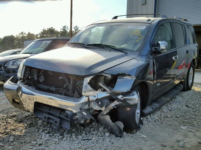 5N1AA08A46N743394 - 2006 NISSAN ARMADA SE GRAY photo 2