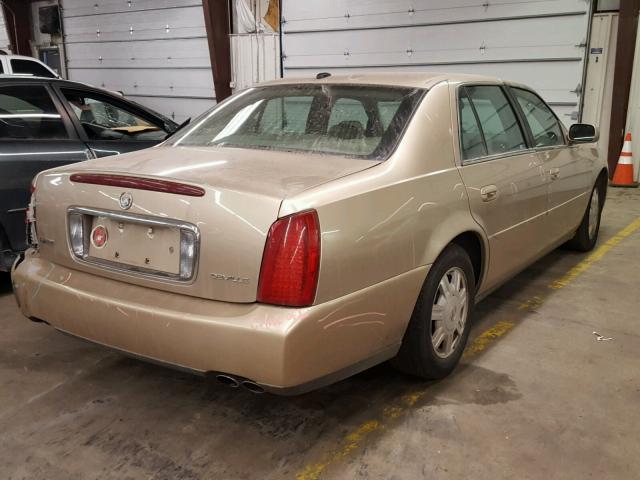 1G6KD54Y25U147319 - 2005 CADILLAC DEVILLE BEIGE photo 4