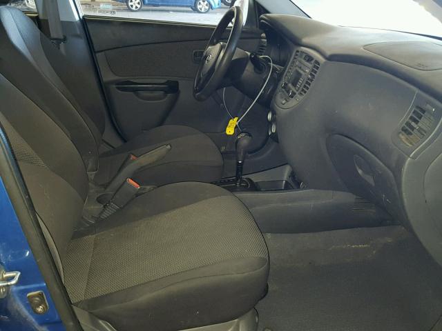 KNADH5A32A6668619 - 2010 KIA RIO LX Կապույտ լուսանկար 5