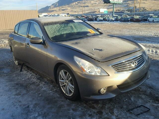 JN1CV6APXDM301261 - 2013 INFINITI G37 BASE GRAY photo 1