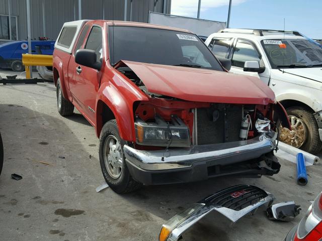 1GTCS198158265296 - 2005 GMC CANYON RED photo 1