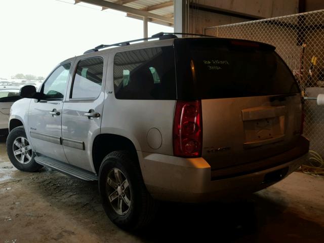 1GKS1CE01DR289962 - 2013 GMC YUKON SLT SILVER photo 3