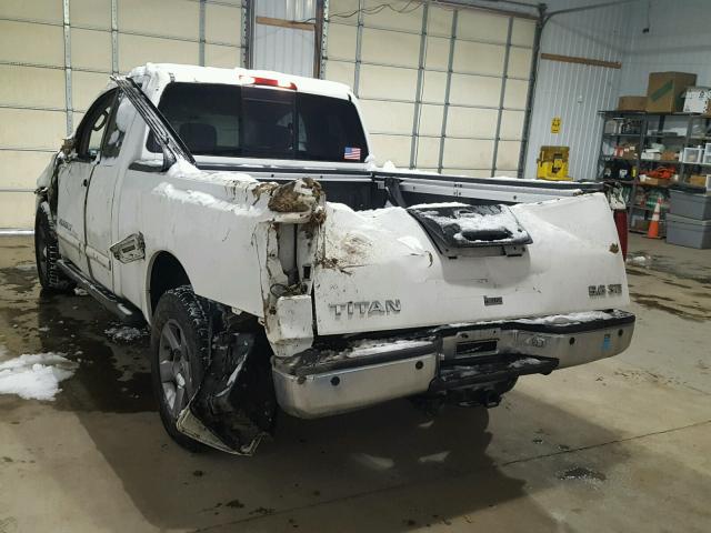 1N6BA06B95N532059 - 2005 NISSAN TITAN XE WHITE photo 3