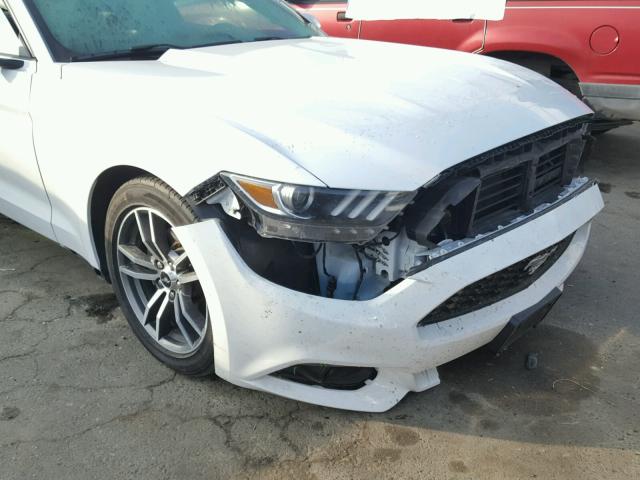 1FA6P8THXG5275903 - 2016 FORD MUSTANG WHITE photo 9