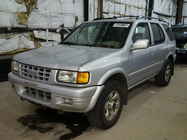 4S2CM58WXX4367230 - 1999 ISUZU RODEO S SILVER photo 2