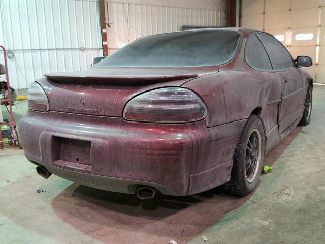 1G2WR1216YF303860 - 2000 PONTIAC GRAND PRIX RED photo 4