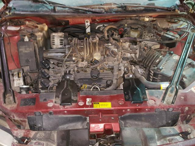1G2WR1216YF303860 - 2000 PONTIAC GRAND PRIX RED photo 7