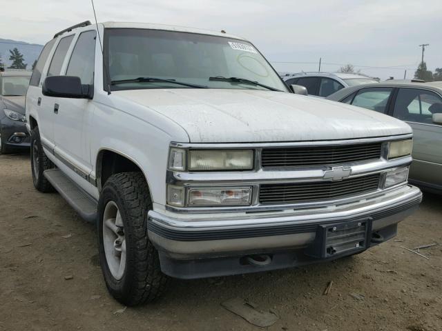 1GNEK13R2XJ310422 - 1999 CHEVROLET TAHOE K150 WHITE photo 1