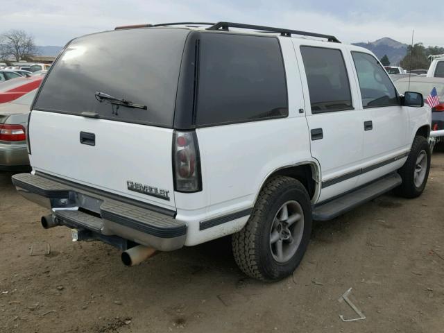 1GNEK13R2XJ310422 - 1999 CHEVROLET TAHOE K150 WHITE photo 4