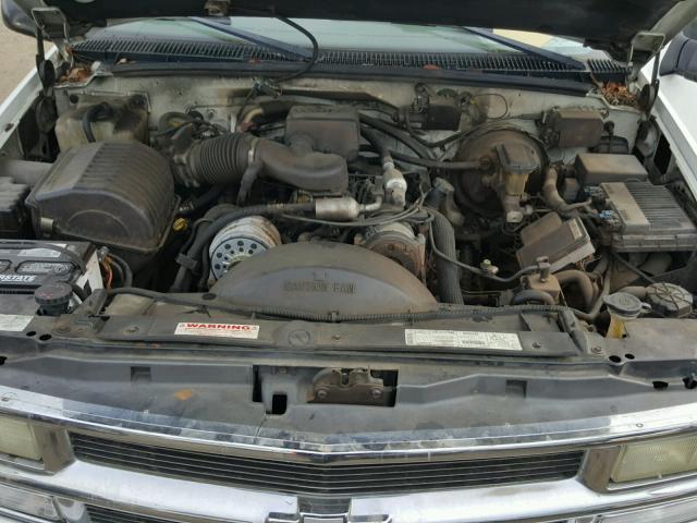 1GNEK13R2XJ310422 - 1999 CHEVROLET TAHOE K150 WHITE photo 7