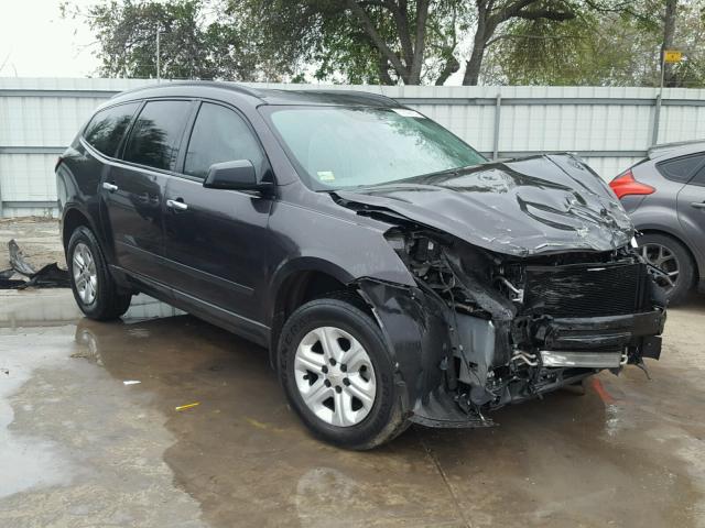 1GNKRFKD6EJ250742 - 2014 CHEVROLET TRAVERSE L GRAY photo 1