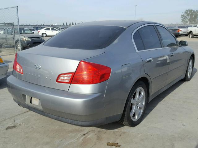 JNKCV51E04M104104 - 2004 INFINITI G35 GRAY photo 4