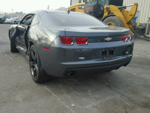 2G1FA1EDXB9138607 - 2011 CHEVROLET CAMARO LS GRAY photo 3