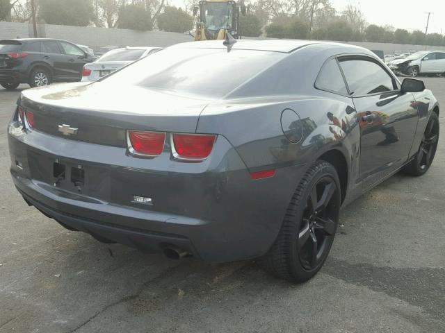 2G1FA1EDXB9138607 - 2011 CHEVROLET CAMARO LS GRAY photo 4