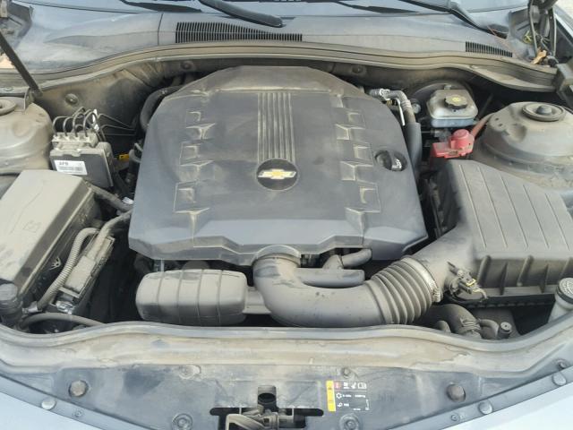 2G1FA1EDXB9138607 - 2011 CHEVROLET CAMARO LS GRAY photo 7