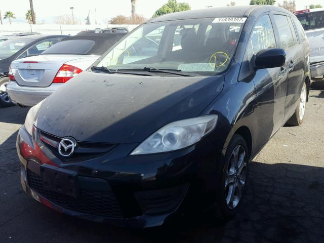 JM1CR2WL2A0360551 - 2010 MAZDA 5 BLACK photo 2