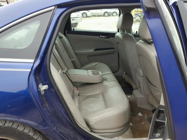 2G1WU581469232746 - 2006 CHEVROLET IMPALA LTZ BLUE photo 6