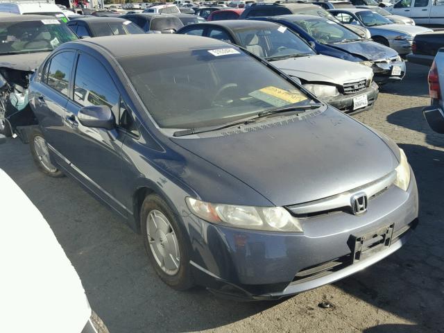 JHMFA36258S023631 - 2008 HONDA CIVIC HYBR GRAY photo 1