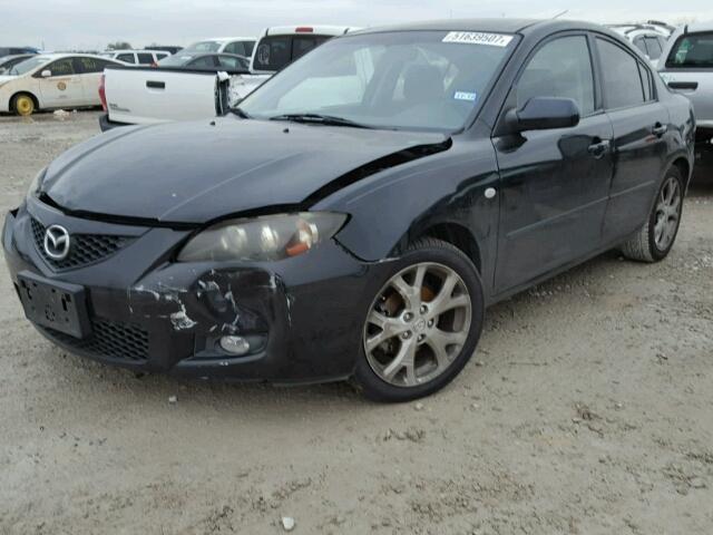 JM1BK32F381163902 - 2008 MAZDA 3 I GRAY photo 2