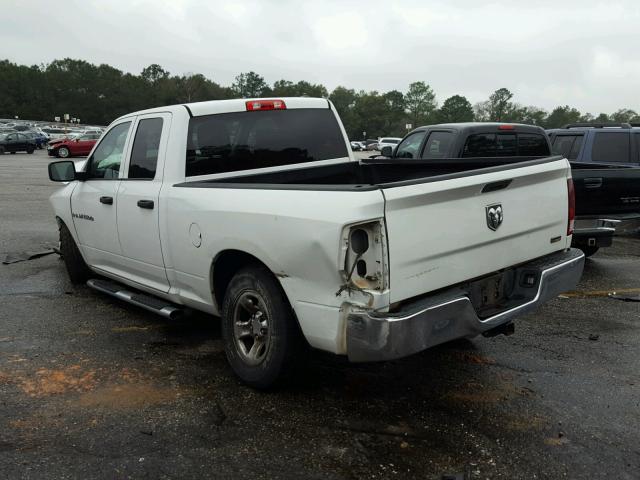 1D7RB1GP9BS597270 - 2011 DODGE RAM 1500 WHITE photo 3