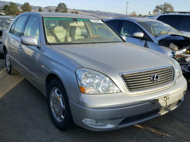 JTHBN30F020073936 - 2002 LEXUS LS 430 SILVER photo 1