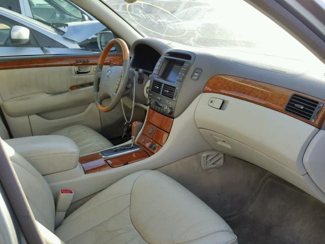 JTHBN30F020073936 - 2002 LEXUS LS 430 SILVER photo 5