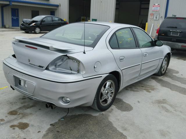 1G2NW52E63C227212 - 2003 PONTIAC GRAND AM G SILVER photo 4