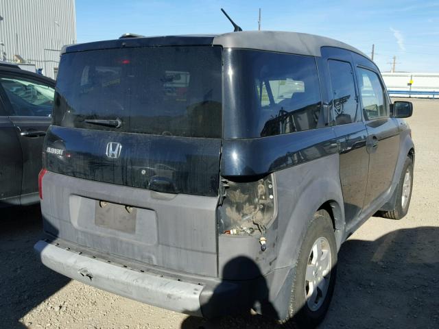 5J6YH28533L019940 - 2003 HONDA ELEMENT EX BLACK photo 4