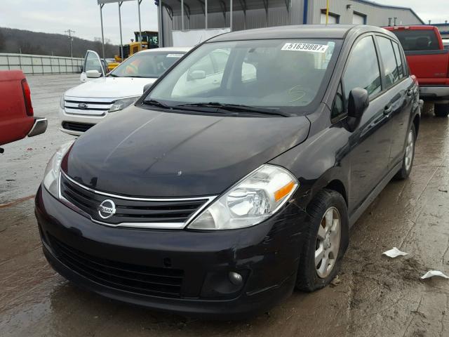 3N1BC1CP3BL435778 - 2011 NISSAN VERSA S BLACK photo 2