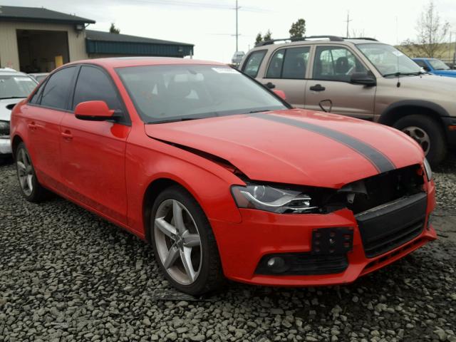 WAUEFAFL5AN063351 - 2010 AUDI A4 PREMIUM RED photo 1