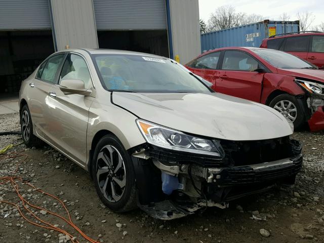 1HGCR2F79HA086449 - 2017 HONDA ACCORD EX TAN photo 1