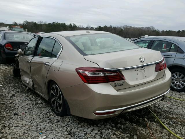 1HGCR2F79HA086449 - 2017 HONDA ACCORD EX TAN photo 3