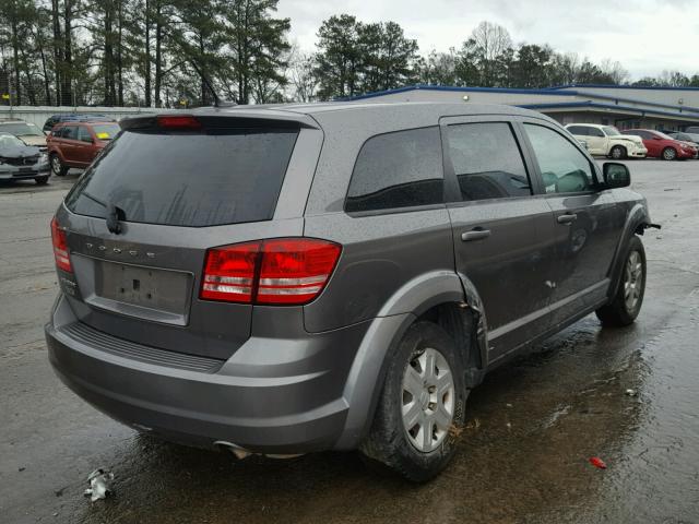 3C4PDCAB7CT199429 - 2012 DODGE JOURNEY SE GRAY photo 4