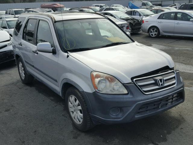 JHLRD78815C022287 - 2005 HONDA CR-V EX SILVER photo 1