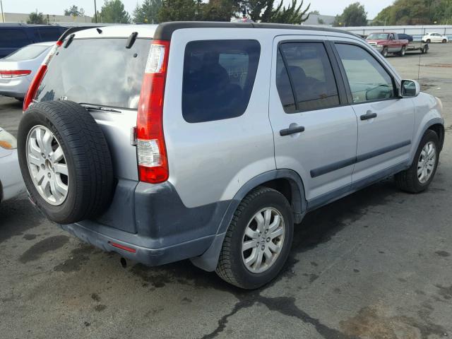 JHLRD78815C022287 - 2005 HONDA CR-V EX SILVER photo 4