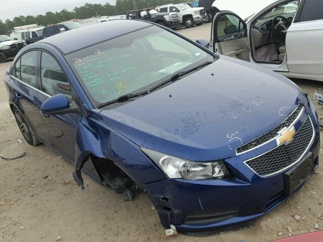 1G1PG5SC9C7371077 - 2012 CHEVROLET CRUZE LT BLUE photo 1