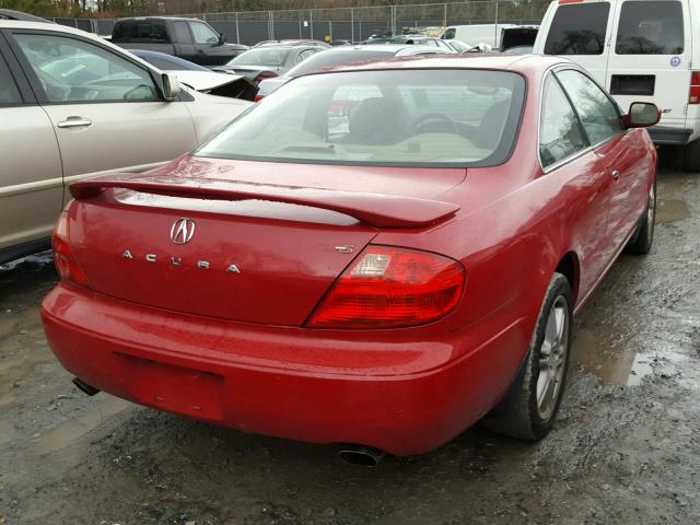 19UYA42721A037176 - 2001 ACURA 3.2CL TYPE RED photo 4