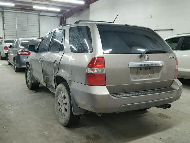 2HNYD18653H534594 - 2003 ACURA MDX TOURIN BROWN photo 3