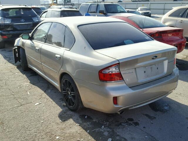 4S3BL616X87219718 - 2008 SUBARU LEGACY 2.5 GOLD photo 3