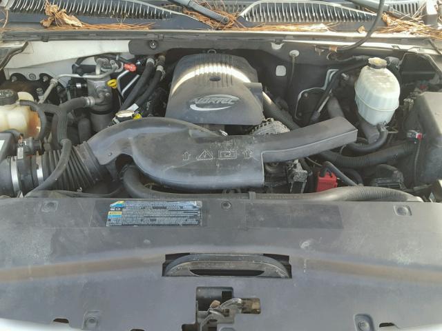 1GYEC63T15R201716 - 2005 CADILLAC ESCALADE L WHITE photo 7