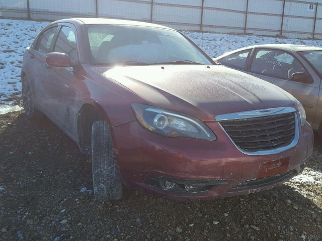 1C3CCBBG1DN716588 - 2013 CHRYSLER 200 TOURIN BURGUNDY photo 1