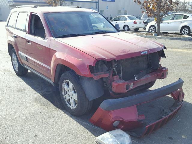 1J4HS48N95C536434 - 2005 JEEP GRAND CHER RED photo 1