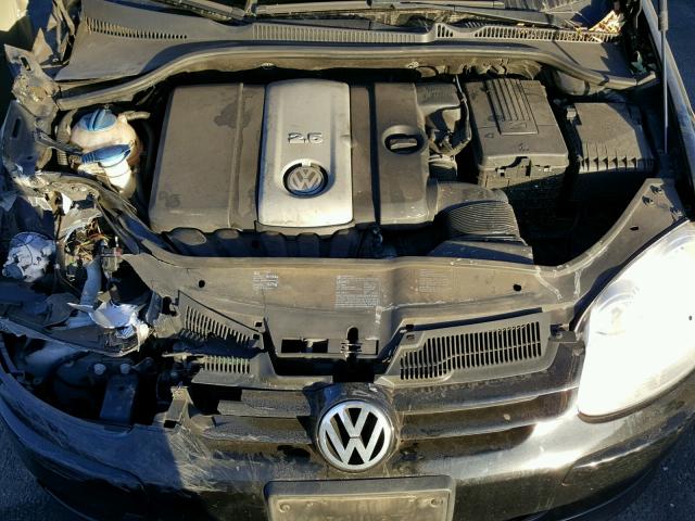 WVWDB71K88W140472 - 2008 VOLKSWAGEN RABBIT BLACK photo 7