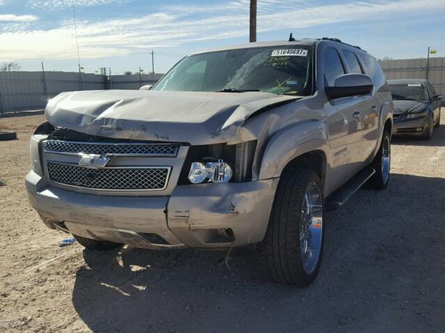 1GNFC26J89R169907 - 2009 CHEVROLET SUBURBAN C GRAY photo 2