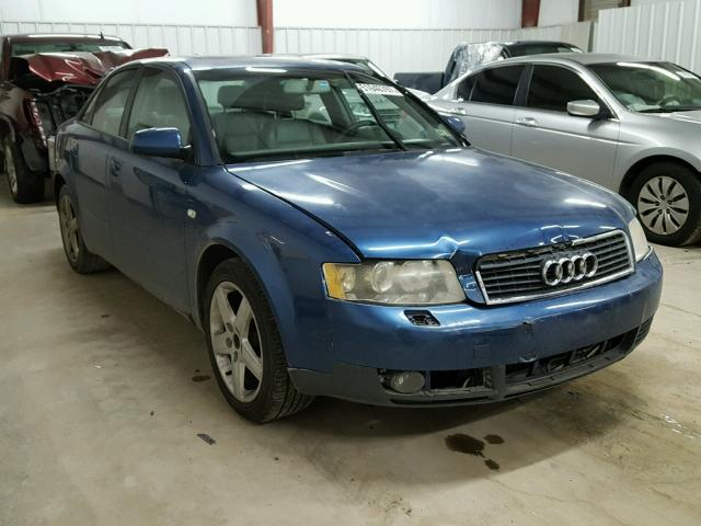 WAUJC68E74A060711 - 2004 AUDI A4 1.8T BLUE photo 1