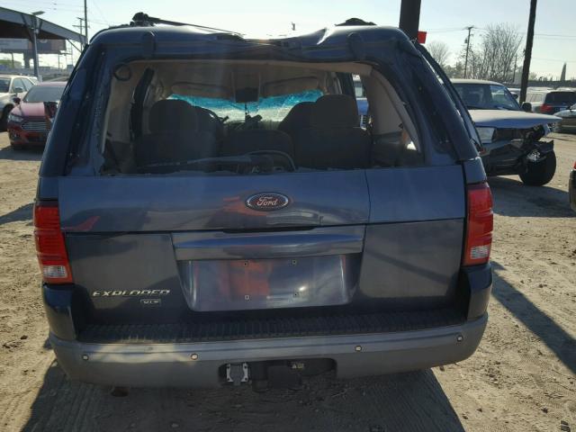 1FMZU63E82UB33425 - 2002 FORD EXPLORER X BLUE photo 9