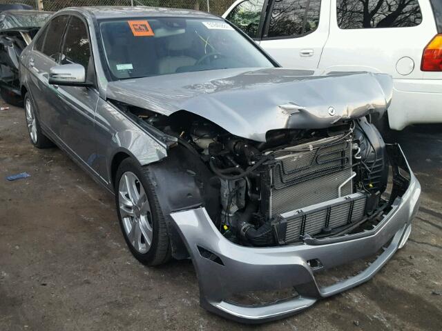 WDDGF4HB6DR258055 - 2013 MERCEDES-BENZ C 250 SILVER photo 1