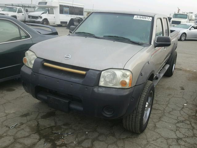 1N6ED29X32C373649 - 2002 NISSAN FRONTIER C GRAY photo 2