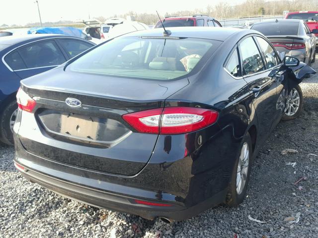 3FA6P0G79FR218882 - 2015 FORD FUSION S BLACK photo 4